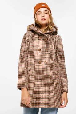 Sobretudo Xadrez Capuz La