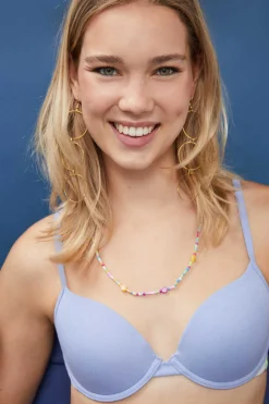 Soutien Algodao Aro E Enchimento Claro