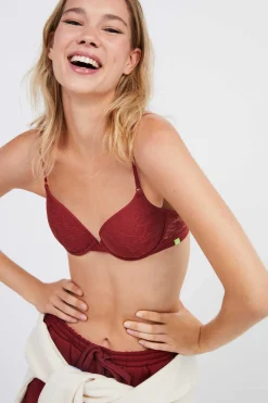 Soutien Enchimento Renda Escuro