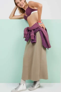 Soutien Push Up Algodao Bordeaux