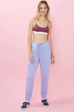 Soutien Top Algodao Bordeaux