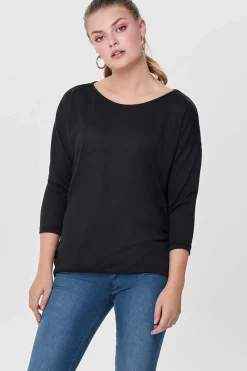 Sweater Manga Comprida E Gola Redonda