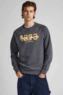 Sweatshirt Algodao Logo Estampado