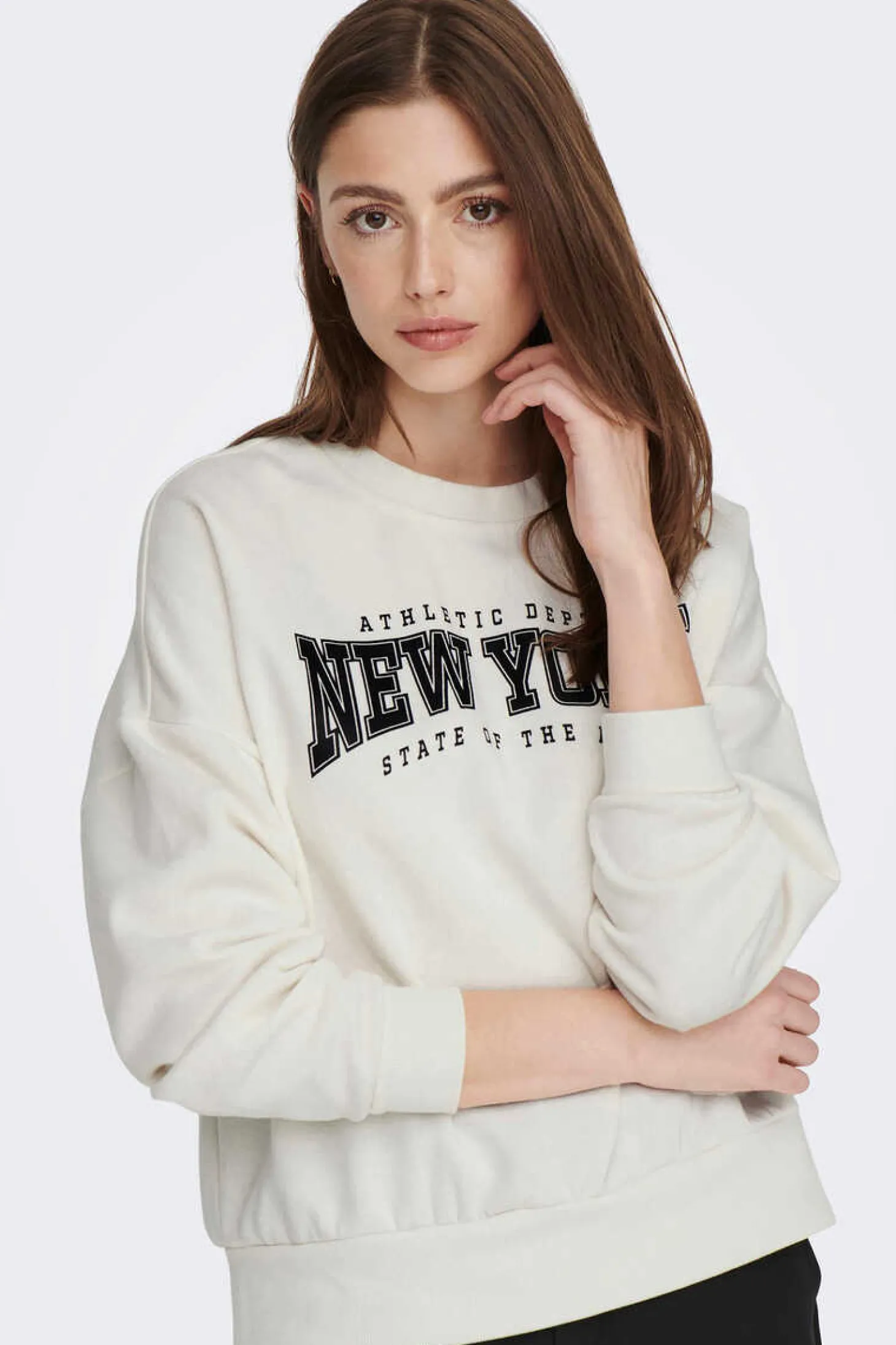 Sweatshirt Algodao Mensagem Bordada