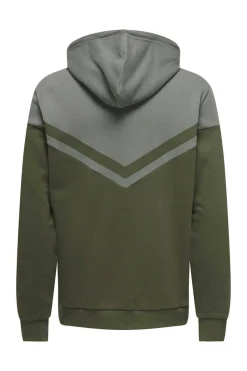 Sweatshirt Bicolor Capuz