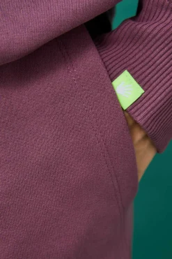 Sweatshirt Capuz Felpa Bordeaux Logo