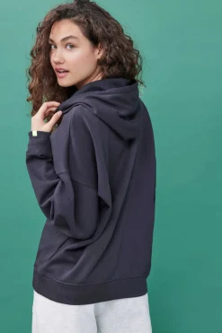 Sweatshirt Capuz Felpa Preta Logo Multicolor