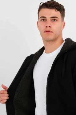 Sweatshirt Com Capuz E Borrego