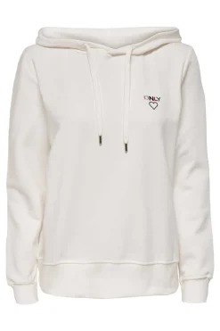 Sweatshirt Com Capuz E Estampado Frontal.