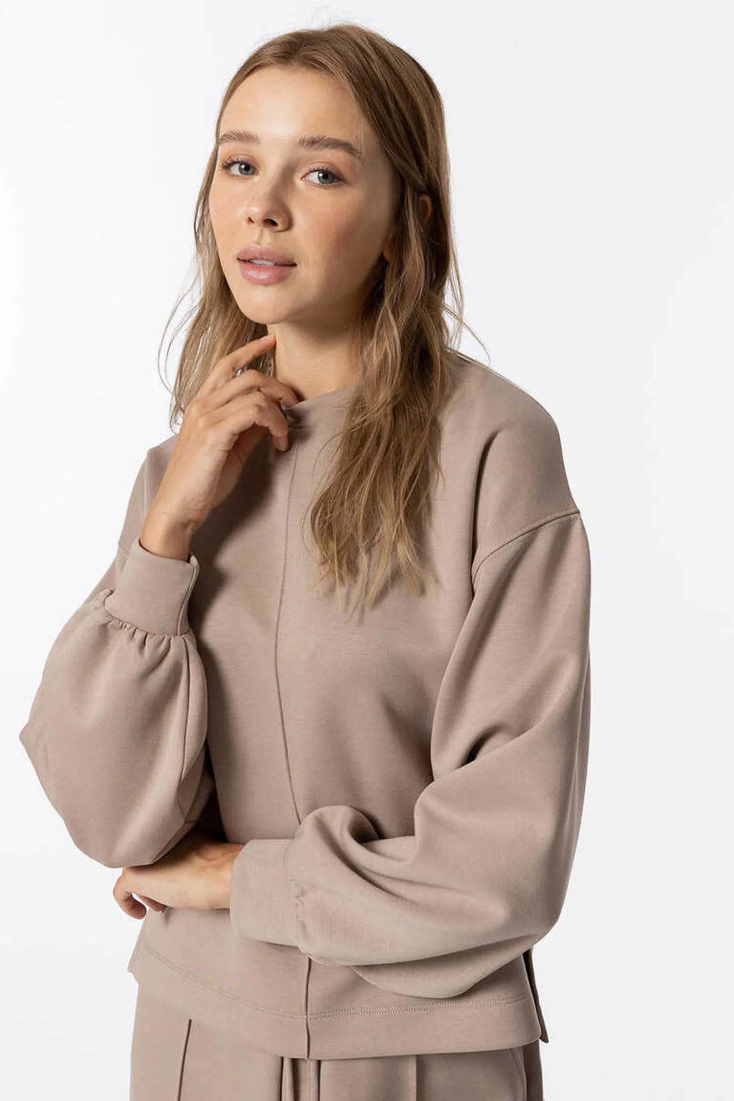 Sweatshirt Com Detalhe Costura