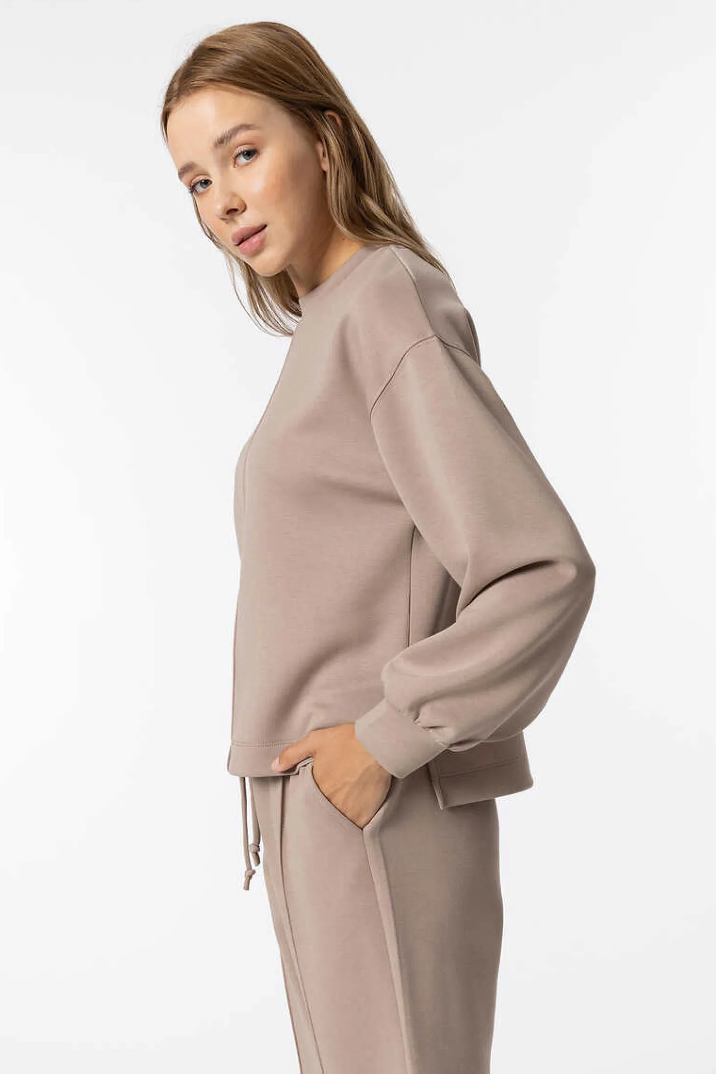 Sweatshirt Com Detalhe Costura