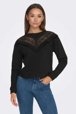 Sweatshirt Com Folhos