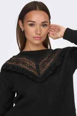 Sweatshirt Com Folhos