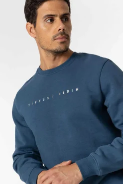 Sweatshirt Com Texto Bordado