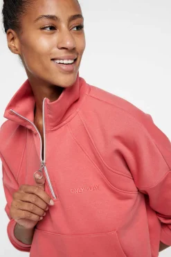 Sweatshirt Cropped Com Gola Alta