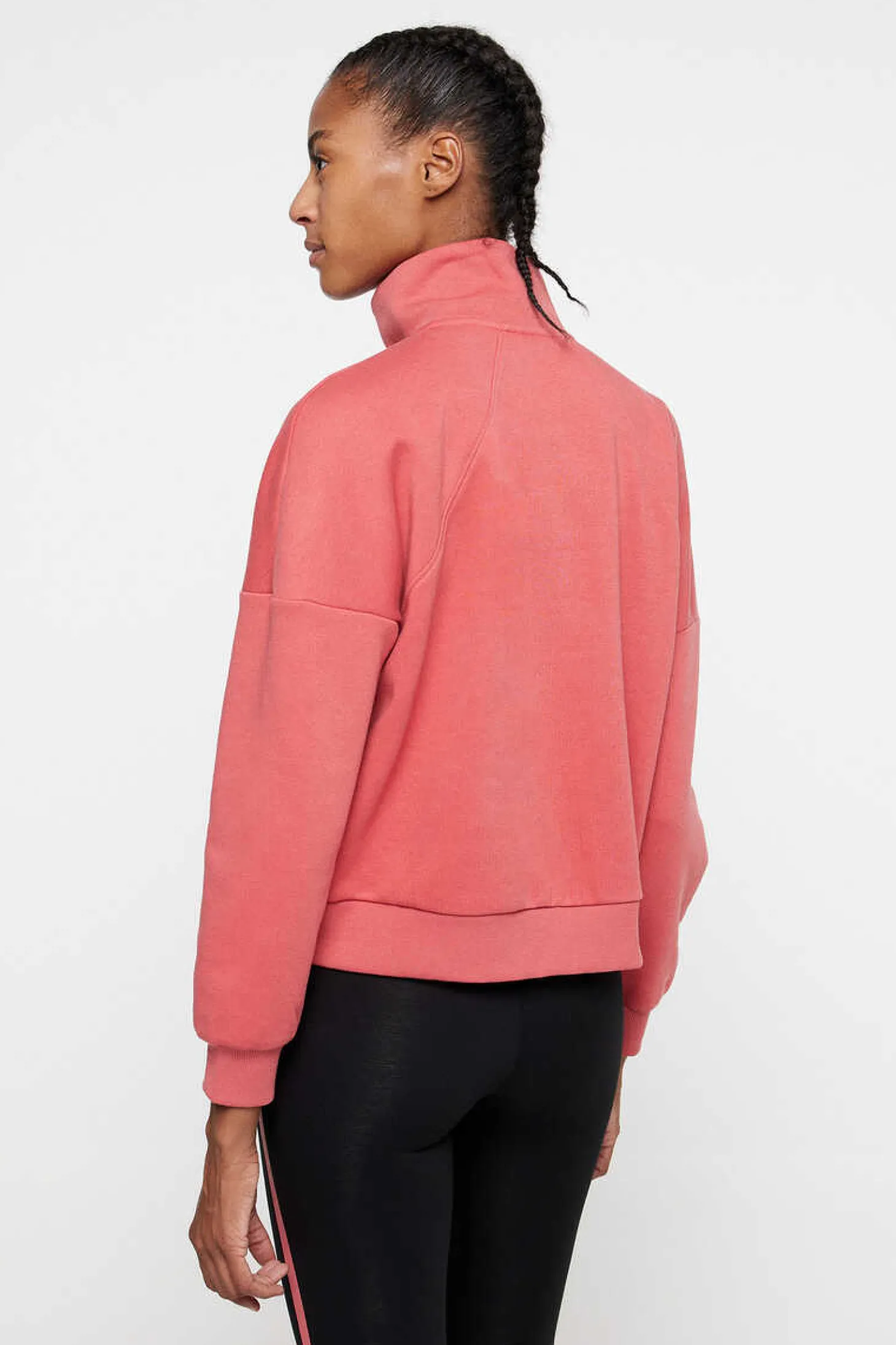 Sweatshirt Cropped Com Gola Alta