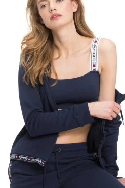 Sweatshirt De Algodao Com Capuz