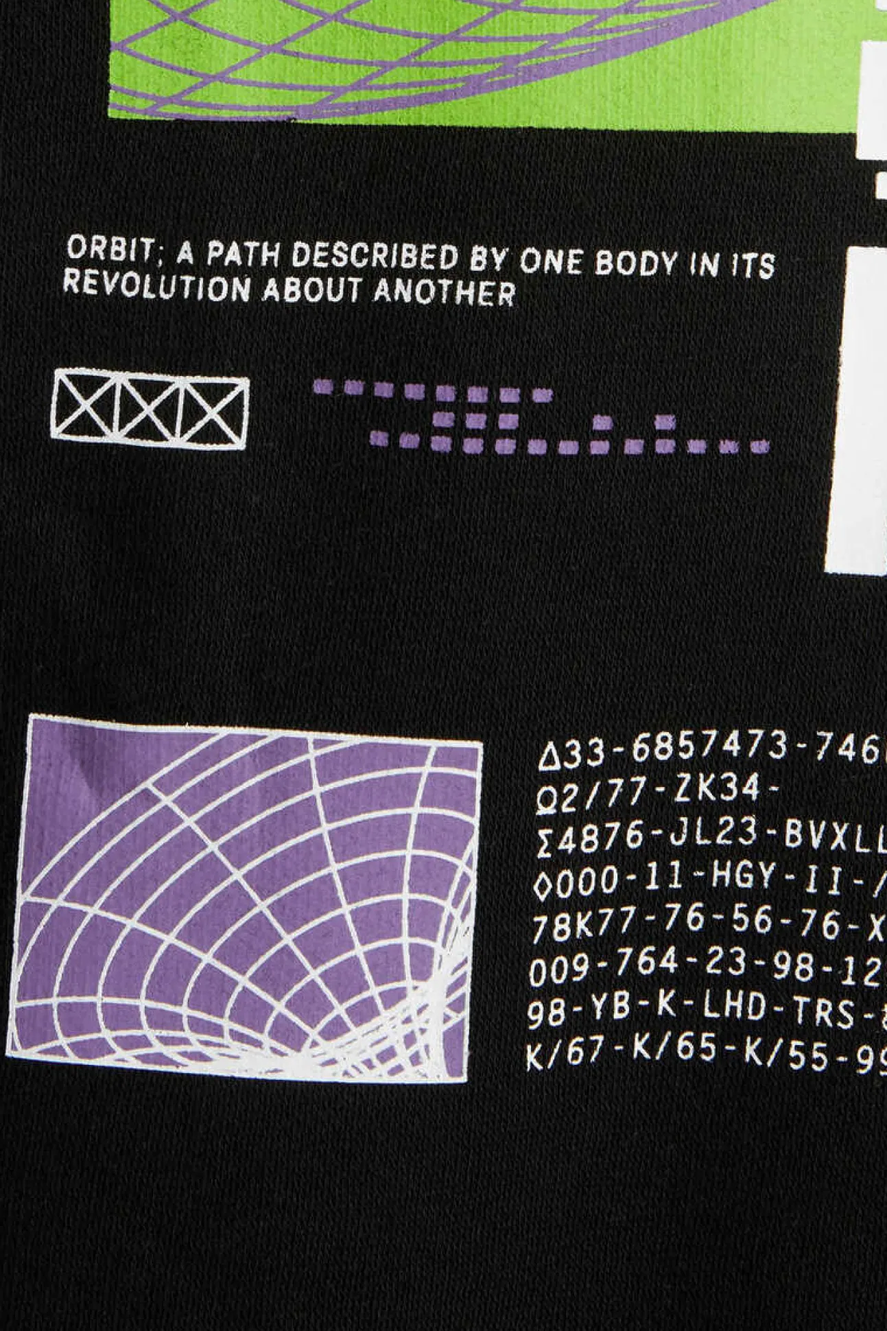 Sweatshirt De Gola Redonda Print Universo