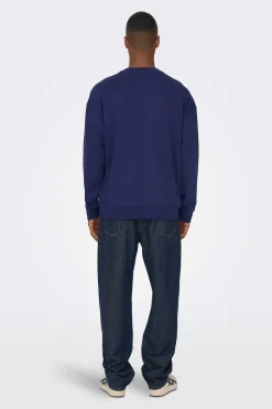 Sweatshirt Estampado Gola Redonda