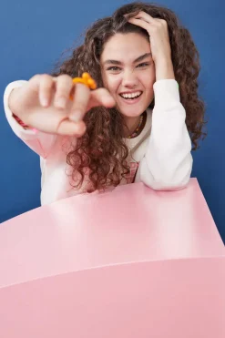 Sweatshirt Felpa Branca Logo Manga