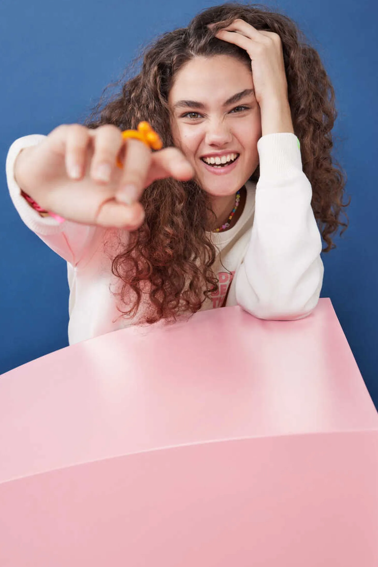 Sweatshirt Felpa Branca Logo Manga