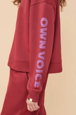 Sweatshirt Felpa Vermelha Logo Manga