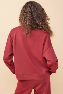 Sweatshirt Felpa Vermelha Logo Manga