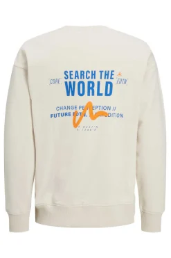 Sweatshirts Corte Descontraido Gola Redonda