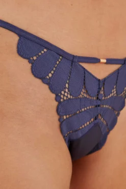 Tanga Tira Bordado Renda Medio