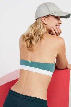 Top Bandeau Algodao Escuro