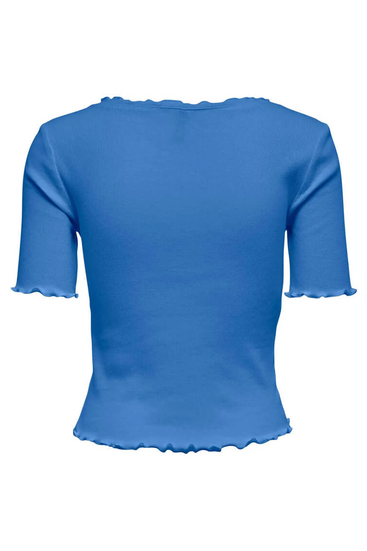 Top Canelado Manga Curta