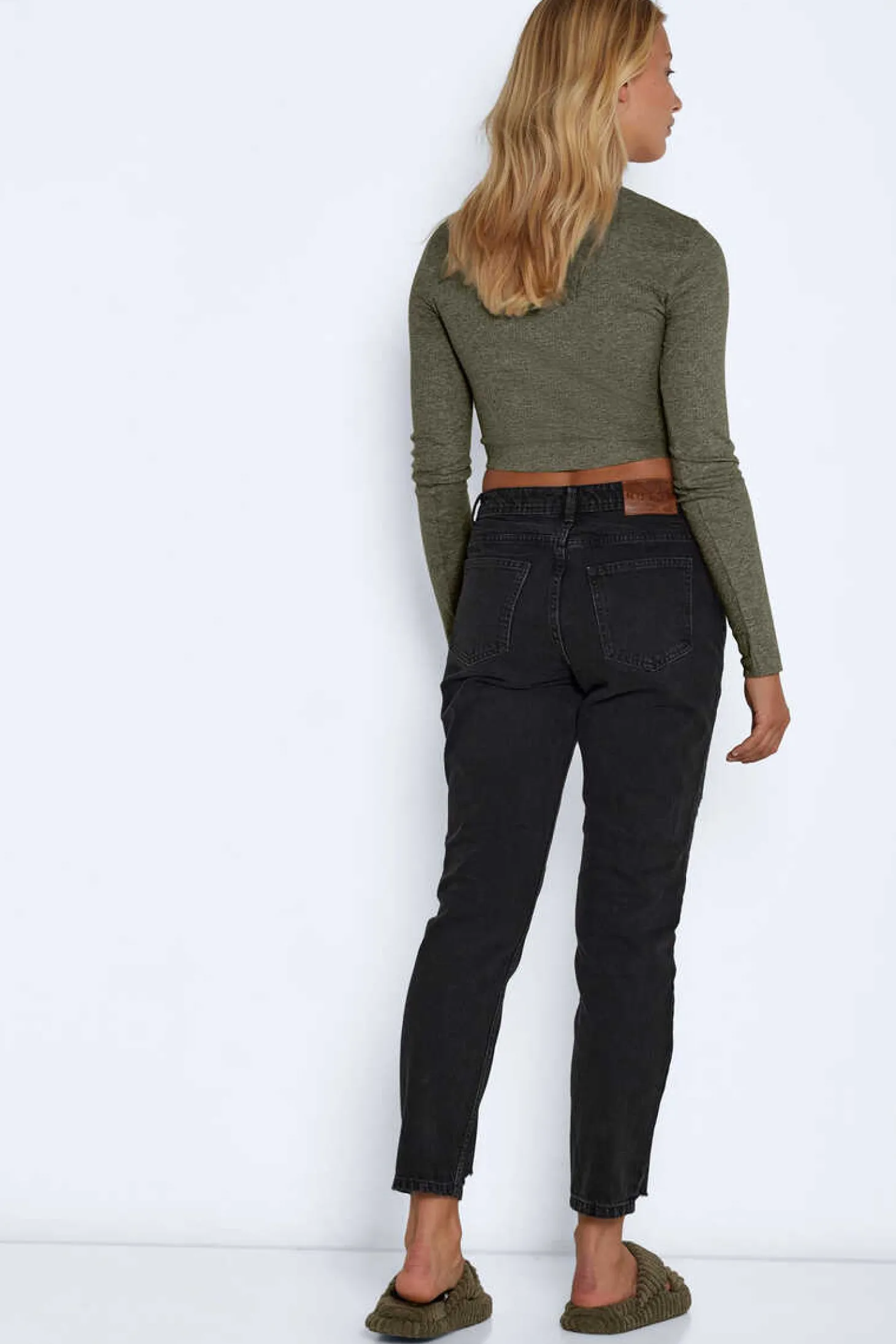 Top Cropped De Manga Comprida