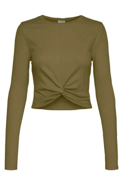 Top Cropped De Manga Comprida