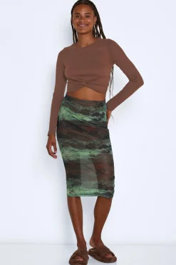 Top Cropped De Manga Comprida