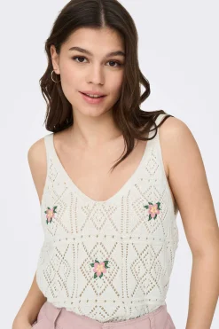 Top De Crochet Flores