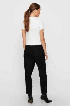 Top Malha Canelada Manga Curta