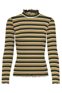 Top Manga Comprida Canelado