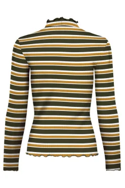 Top Manga Comprida Canelado