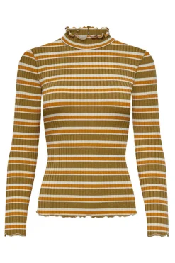 Top Manga Comprida Canelado