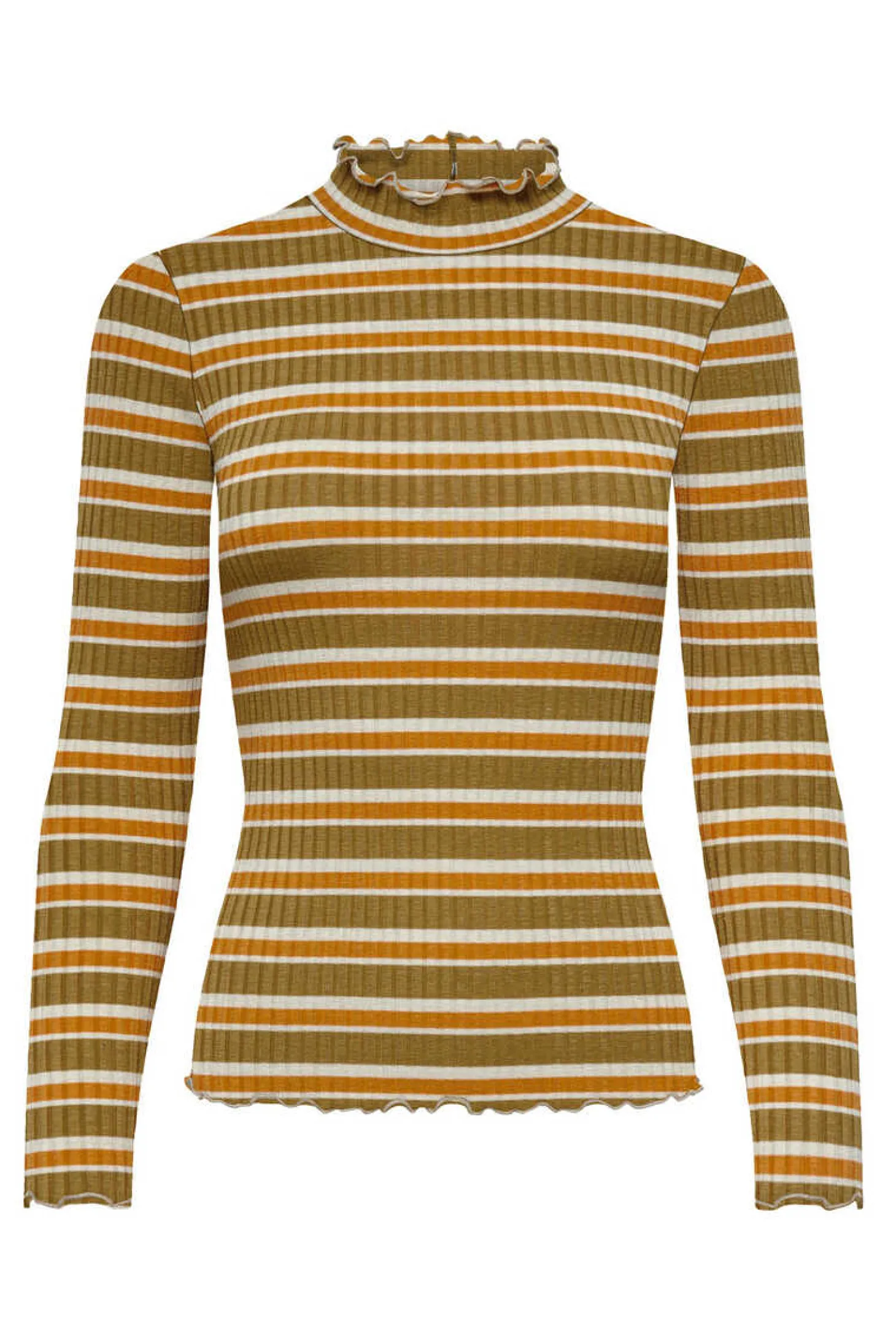 Top Manga Comprida Canelado