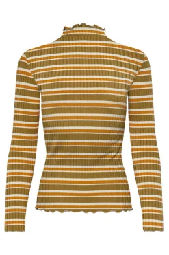 Top Manga Comprida Canelado