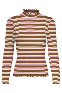 Top Manga Comprida Canelado