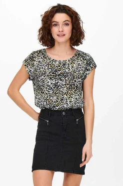 Top Manga Curta E Gola Redonda