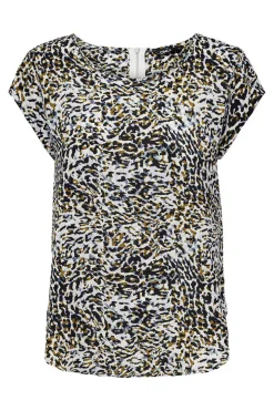 Top Manga Curta E Gola Redonda