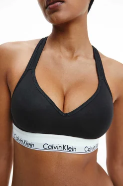 Top Pre-Formado De Algodao Com Cos Da Calvin Klein