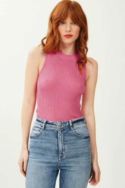 Top Sem Mangas De Malha