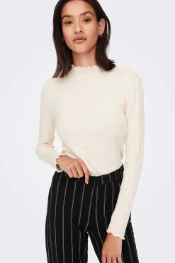 Topo Do Colarinho De Manga Comprida Perkins