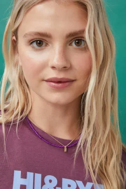 T-Shirt 100% Algodao Bordo Logo