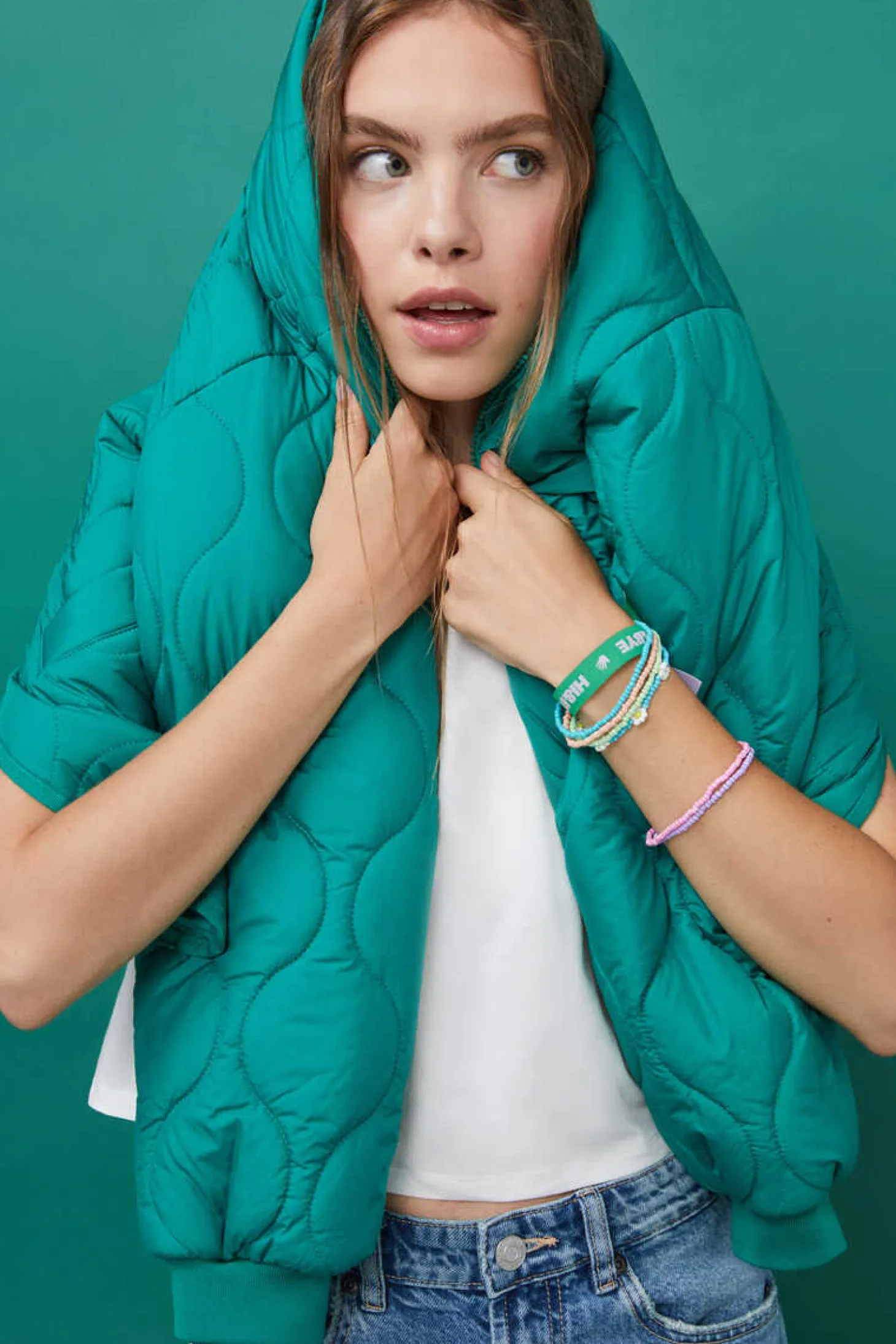 T-Shirt 100% Algodao Cru Mini Logo