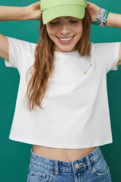 T-Shirt 100% Algodao Cru Mini Logo